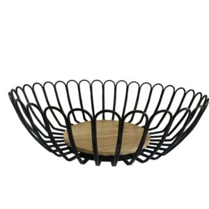 Black Fruit Decorative Fruit Basket