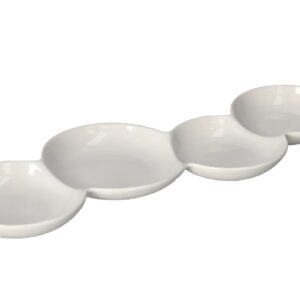 4 grid serving platter 36.8cm