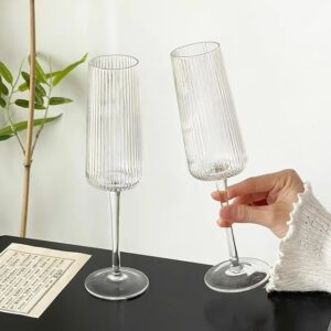 Stripped Cocktail Glasses