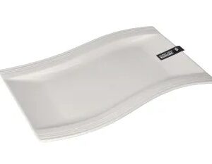 ceramic wavy serving platter